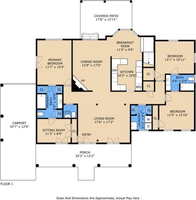 57 Beverly Garden Dr, Metairie, LA 70001 - view of room layout