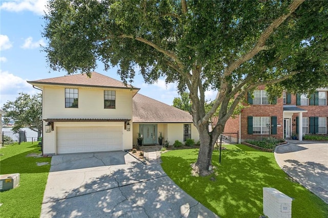 212 Ranger Pl, Slidell, LA 70458 - traditional-style home with driveway, a garage, and brick siding