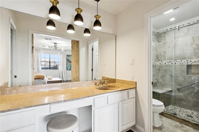 212 Ranger Pl, Slidell, LA 70458 - ensuite bathroom featuring a shower stall and vanity
