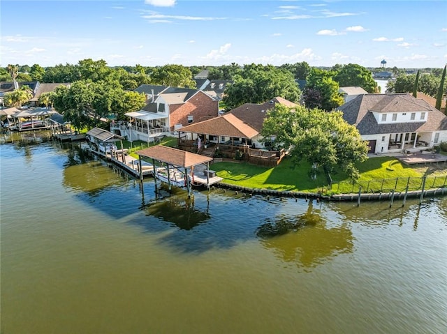 212 Ranger Pl, Slidell, LA 70458 - aerial view of residential area featuring a nearby body of water
