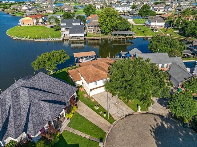 212 Ranger Pl, Slidell, LA 70458 - aerial perspective of suburban area with a nearby body of water