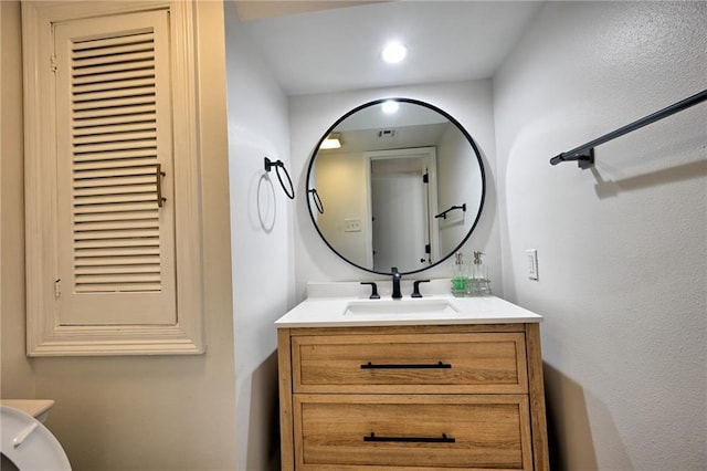 4043 S Inwood Ave, New Orleans, LA 70131 - bathroom with vanity and recessed lighting