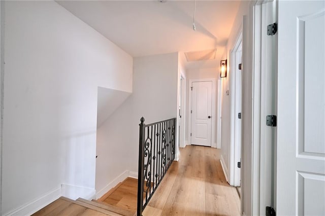 4043 S Inwood Ave, New Orleans, LA 70131 - hall with an upstairs landing and light wood finished floors
