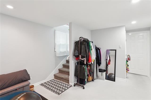 112224 N Johnson St, New Orleans, LA 70116 - stairway with recessed lighting