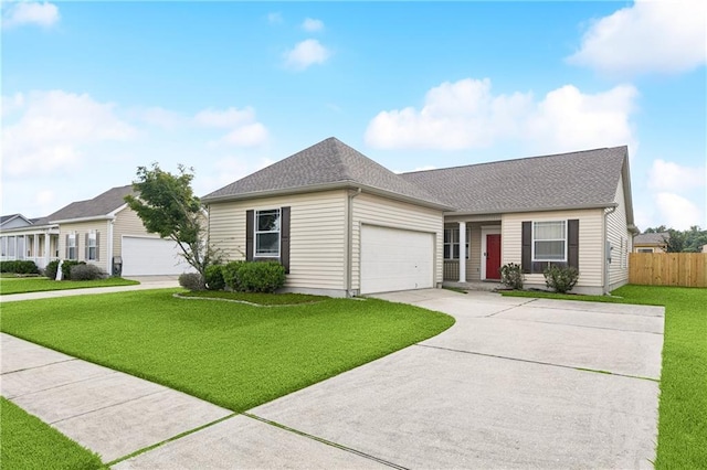 5233 Savannah Ln, Marrero, LA 70072 - view of front of property featuring driveway, a garage, and a shingled roof