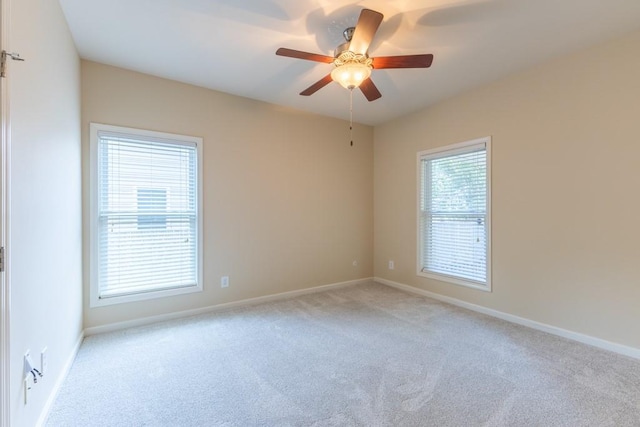 416 Juliette Ln, Mandeville, LA 70448 - carpeted empty room featuring ceiling fan and baseboards
