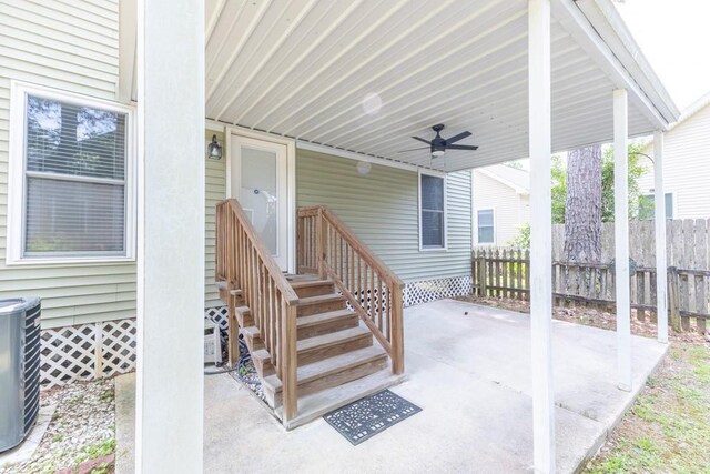 416 Juliette Ln, Mandeville, LA 70448 - view of patio / terrace with ceiling fan