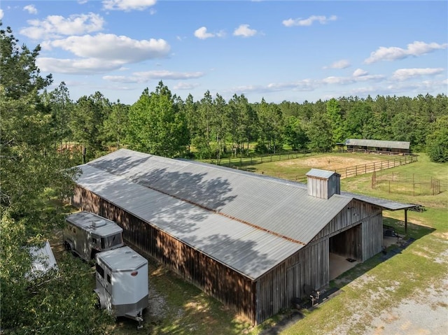 266 Wpa Rd, Ms, MS 39459 - aerial view of sparsely populated area with a heavily wooded area