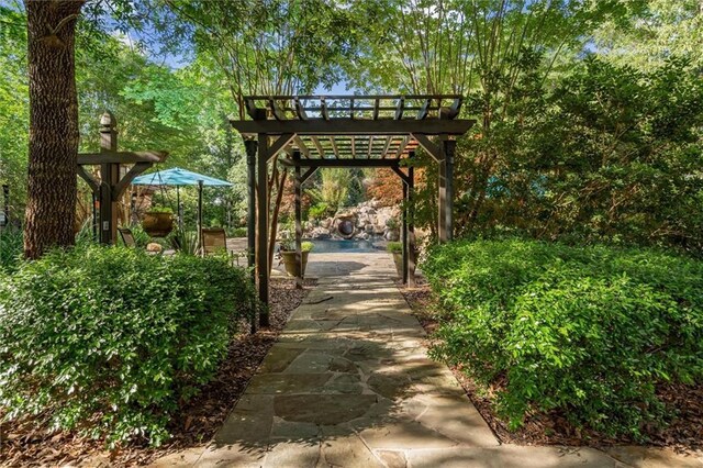 266 Wpa Rd, Ms, MS 39459 - view of community featuring a pergola