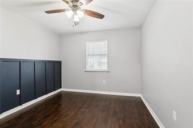 834 Mongrue St, Luling, LA 70070 - unfurnished room with wood finished floors and ceiling fan