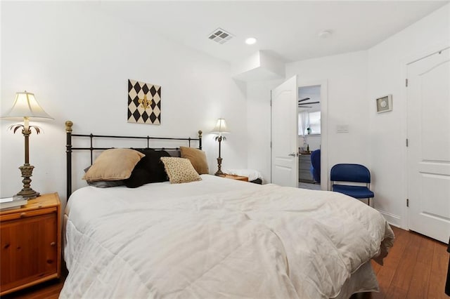 1801 Adams St, New Orleans, LA 70118 - bedroom featuring wood finished floors and recessed lighting