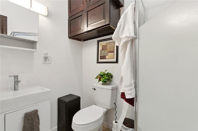 1801 Adams St, New Orleans, LA 70118 - half bath with baseboards and vanity