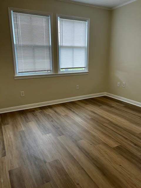 479 Grefer Ave, Harvey, LA 70058 - unfurnished room with ornamental molding and wood finished floors