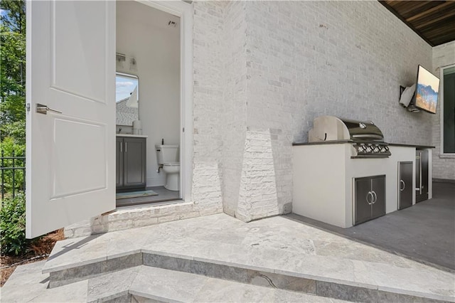 128 Juniper Ct, Mandeville, LA 70471 - view of patio / terrace featuring area for grilling