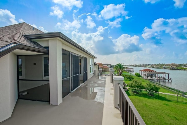 3012 Sunrise Blvd, Slidell, LA 70461 - balcony featuring a water view