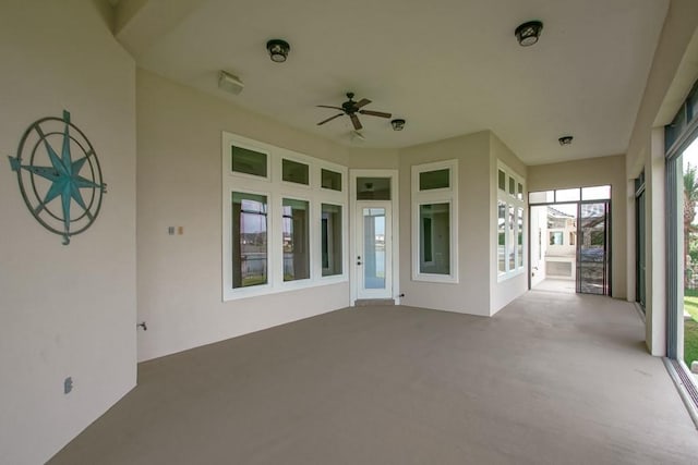 3012 Sunrise Blvd, Slidell, LA 70461 - view of patio featuring ceiling fan