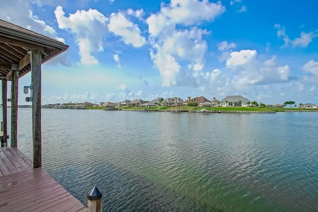 3012 Sunrise Blvd, Slidell, LA 70461 - dock area featuring a water view and a residential view