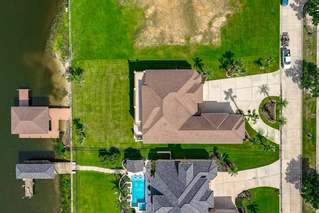 3012 Sunrise Blvd, Slidell, LA 70461 - bird's eye view of a pool area