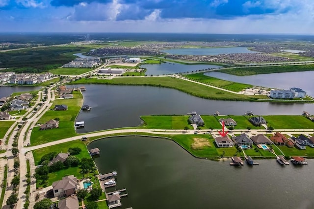 3012 Sunrise Blvd, Slidell, LA 70461 - aerial perspective of suburban area with a large body of water