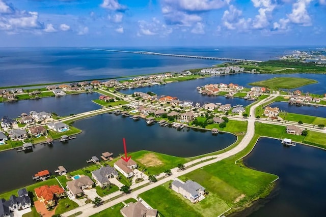 3012 Sunrise Blvd, Slidell, LA 70461 - aerial perspective of suburban area with a large body of water