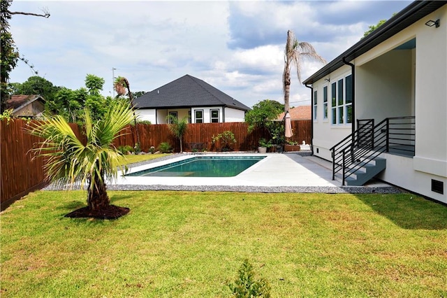 8111 Karen St, Metairie, LA 70003 - view of pool with a fenced backyard and a patio