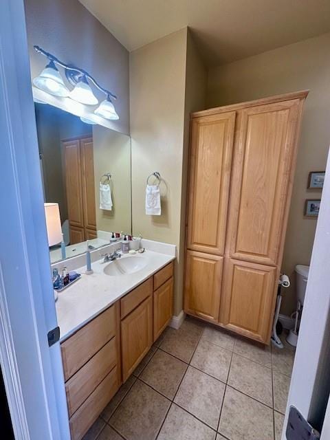 4000 Lake Beau Pre Blvd Unit 131, Baton Rouge, LA 70820 - bathroom with vanity and tile patterned floors