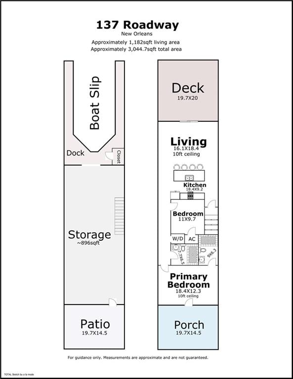 137 N Roadway St Unit 123, New Orleans, LA 70124 - view of room layout