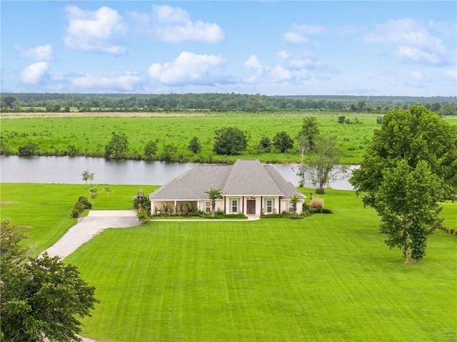 122 Highland Crest Dr, Covington, LA 70435 - aerial view of sparsely populated area with a nearby body of water