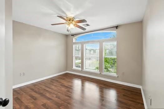 110 Woodchase Dr, Belle Chasse, LA 70037 - unfurnished room featuring ceiling fan and wood finished floors