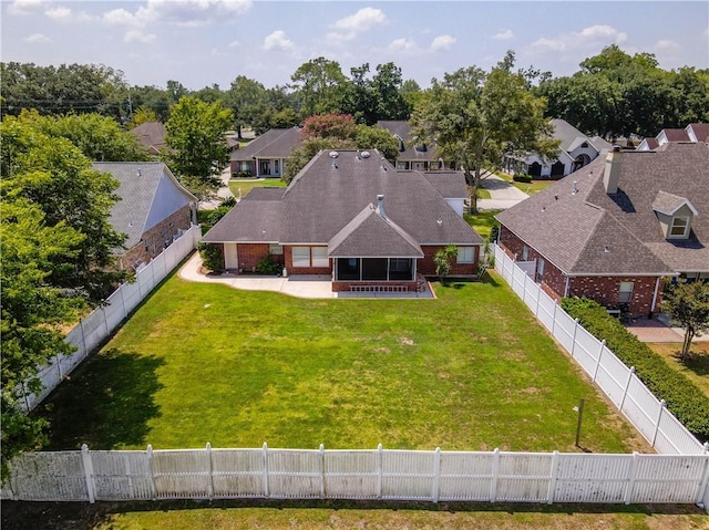 110 Woodchase Dr, Belle Chasse, LA 70037 - aerial view of residential area