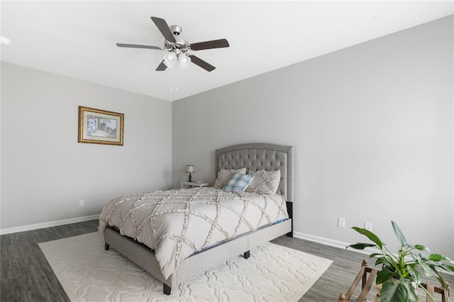 5681 Oakworth St, Slidell, LA 70461 - bedroom featuring wood finished floors and ceiling fan