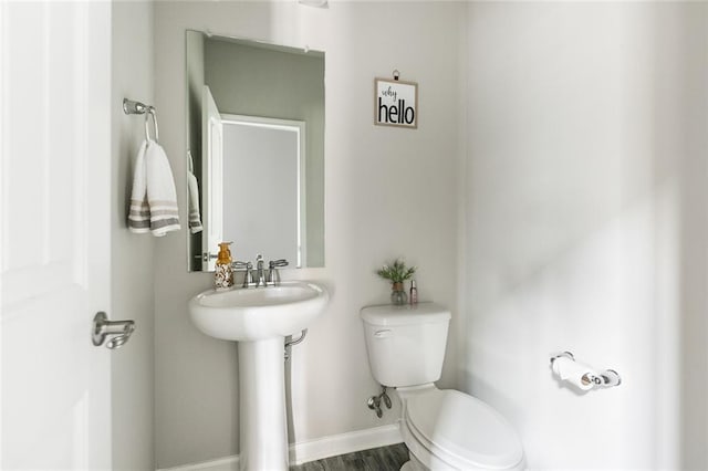 5681 Oakworth St, Slidell, LA 70461 - bathroom with toilet and baseboards