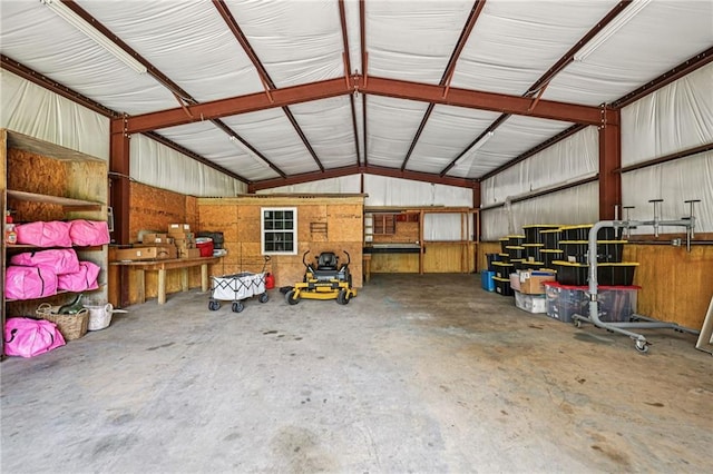 22101 Fletcher Rd, Ponchatoula, LA 70454 - garage with metal wall
