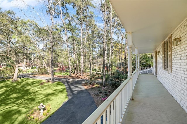 163 Tchefuncte Dr, Covington, LA 70433 - view of covered porch
