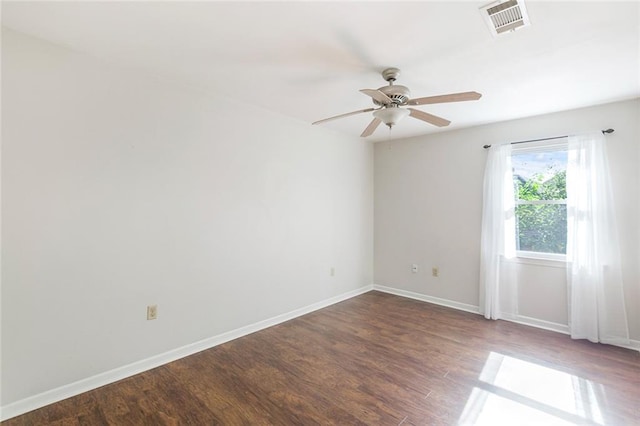 643 Stoney Creek Ave, Baton Rouge, LA 70808 - empty room with a ceiling fan and wood finished floors