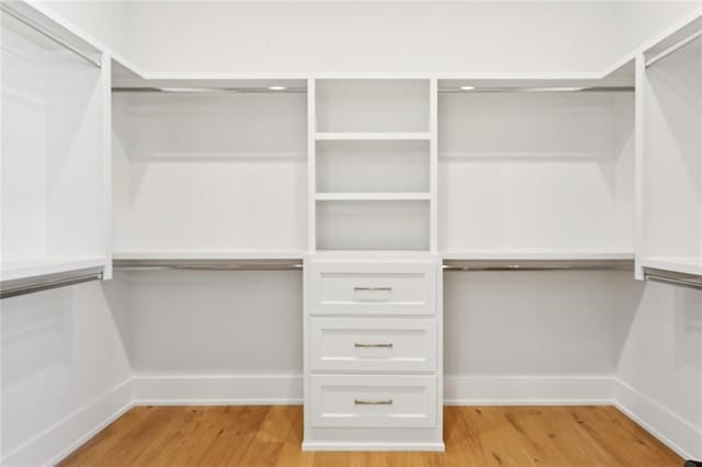 4233 Cypress Point Dr, Covington, LA 70433 - spacious closet featuring light wood finished floors