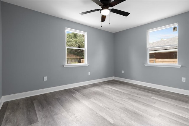 162628 Numa St, New Orleans, LA 70114 - empty room with wood finished floors and ceiling fan