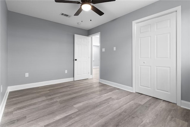 162628 Numa St, New Orleans, LA 70114 - unfurnished bedroom featuring wood finished floors and ceiling fan