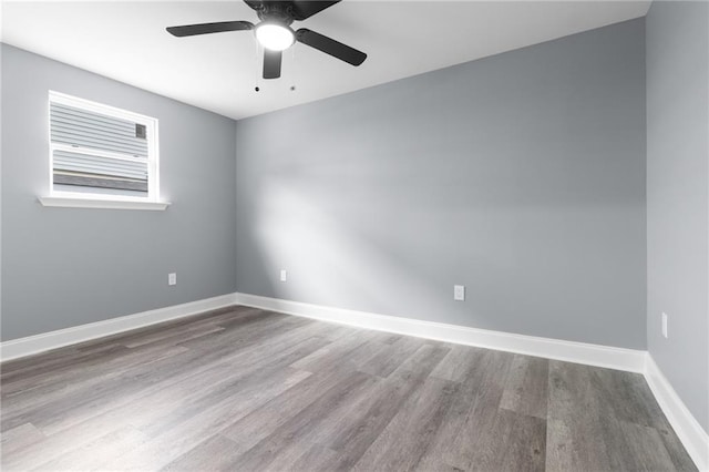 162628 Numa St, New Orleans, LA 70114 - empty room with wood finished floors and ceiling fan