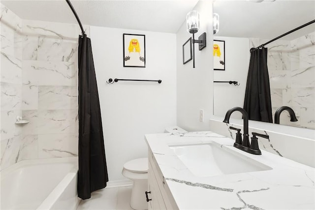 5924 Bellingham Pl, Metairie, LA 70003 - bathroom with vanity and shower / tub combo with curtain