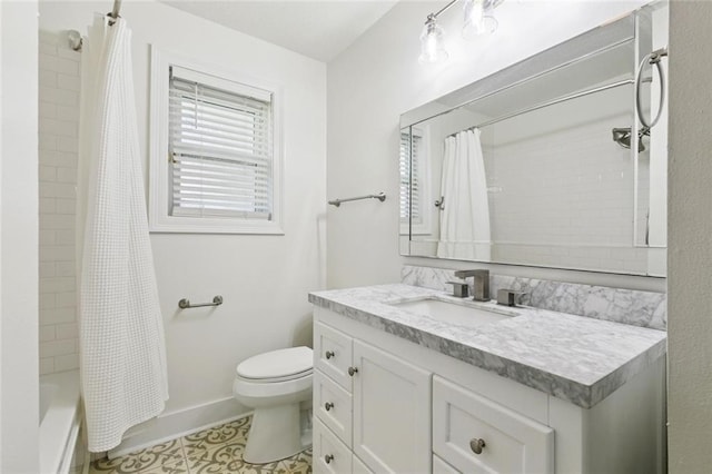 1112 Kent Ave, Metairie, LA 70001 - bathroom featuring vanity, tile patterned floors, and shower / tub combo