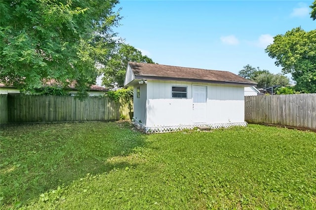 1112 Kent Ave, Metairie, LA 70001 - view of side of home with a fenced backyard and a shed