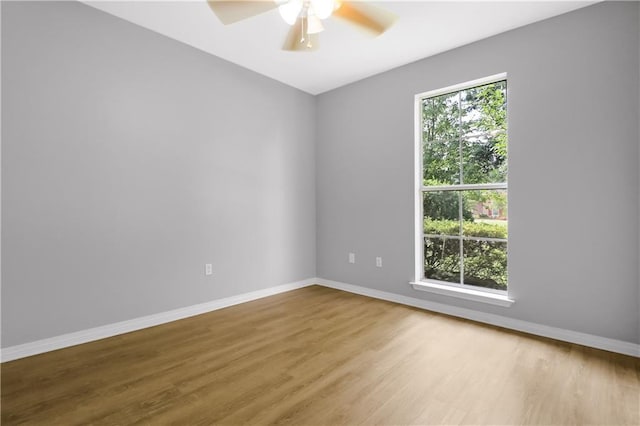 1022 Forest Ridge Loop, Pearl River, LA 70452 - spare room featuring wood finished floors and a ceiling fan