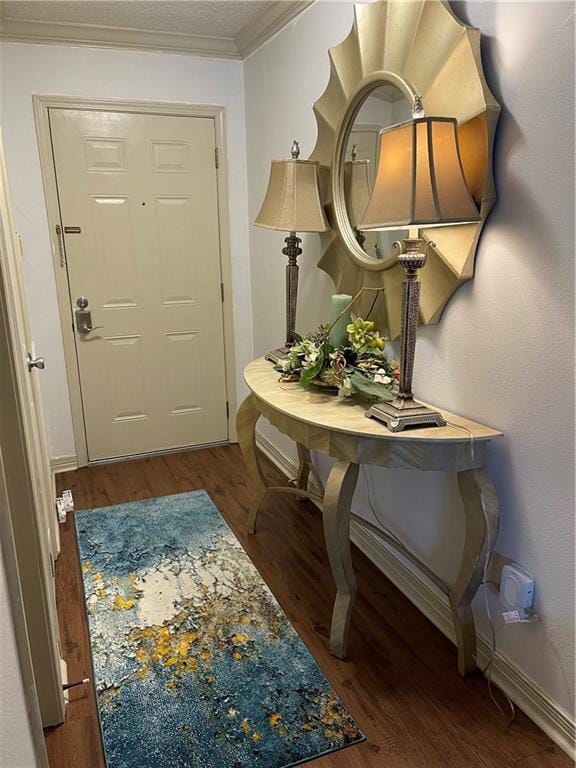 722 Marina Dr Unit 722, Slidell, LA 70458 - entrance foyer with wood finished floors and ornamental molding