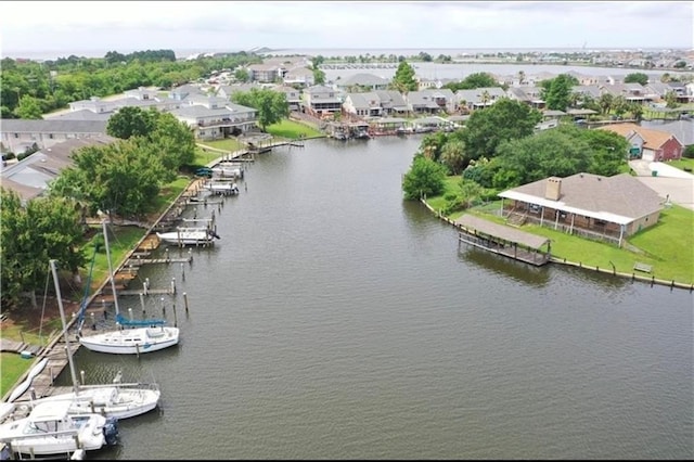 722 Marina Dr Unit 722, Slidell, LA 70458 - aerial perspective of suburban area with a large body of water