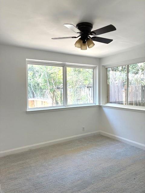 29 Snipe St, New Orleans, LA 70124 - carpeted empty room with a ceiling fan and baseboards