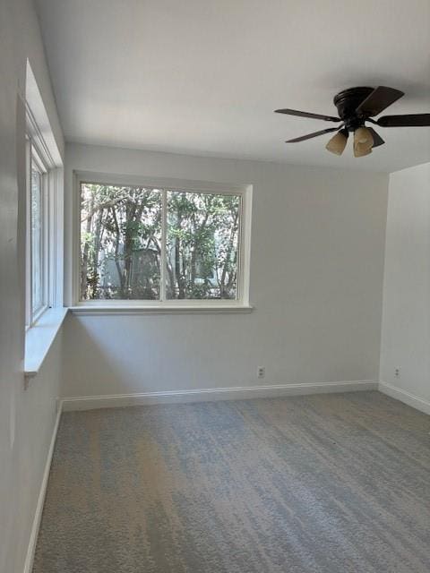 29 Snipe St, New Orleans, LA 70124 - carpeted spare room with plenty of natural light and a ceiling fan