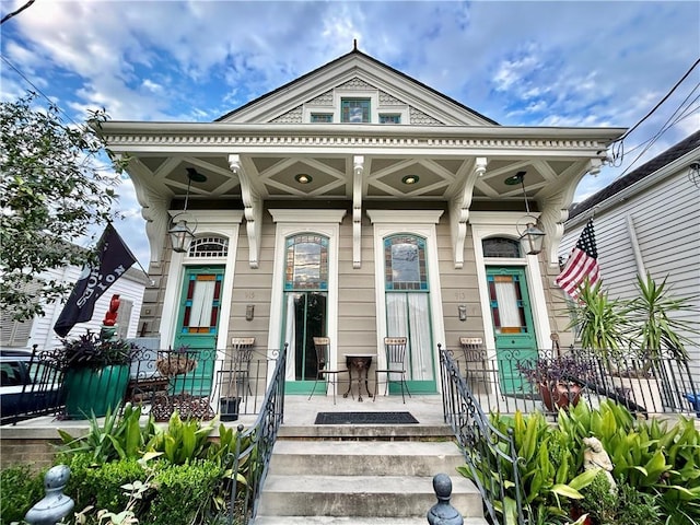 91315 Arabella St, New Orleans, LA 70115 - view of front facade with covered porch