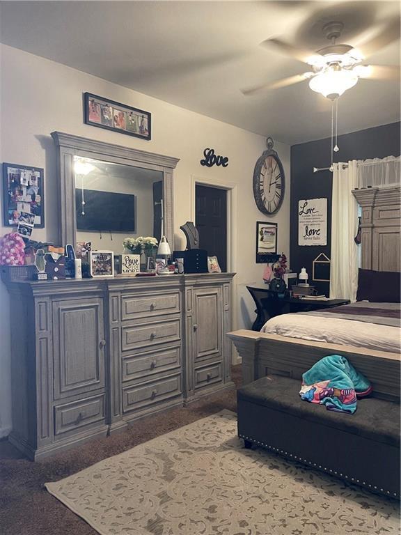 5817 Providence Pl, New Orleans, LA 70126 - bedroom featuring ceiling fan