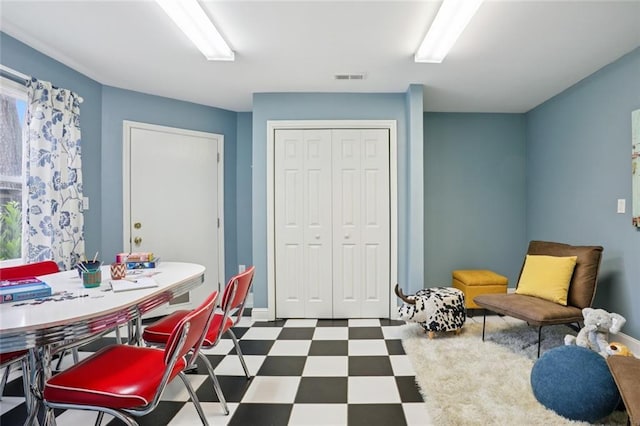 1906 Audubon St, New Orleans, LA 70118 - dining area with tile patterned floors